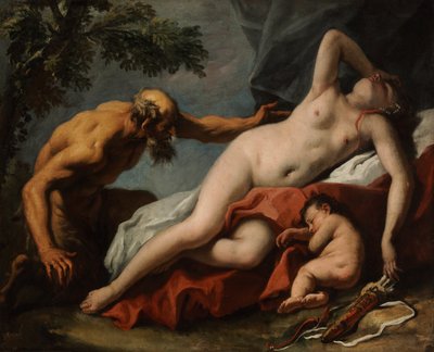 Venus und Satyr von Sebastiano Ricci